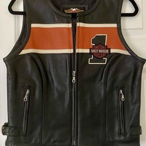Harley Davidson Leather Riding Vest